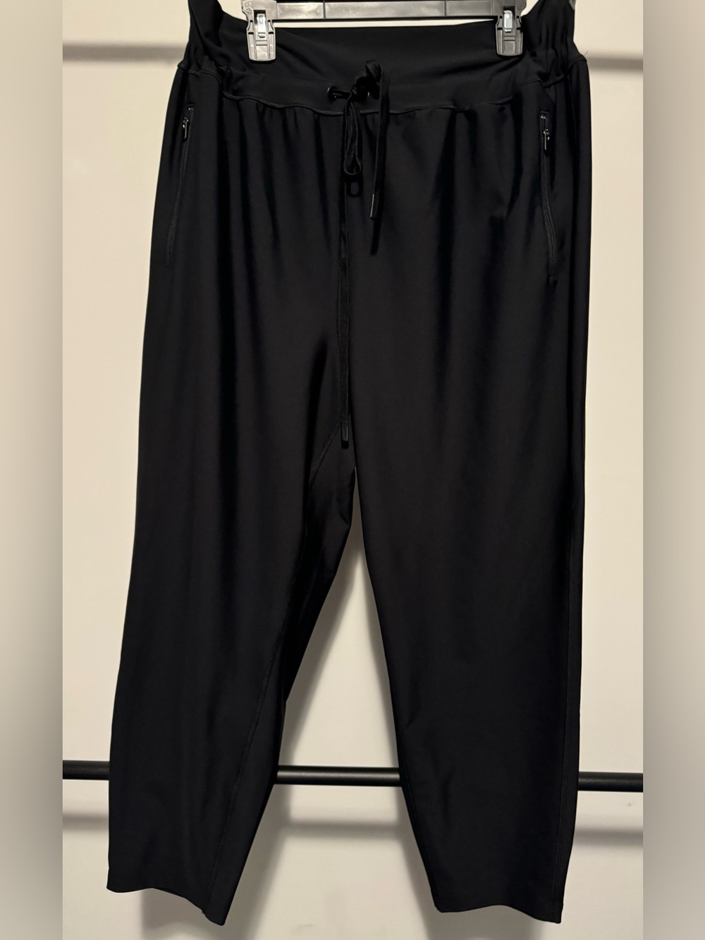 Active High-Rise Black Jogger Pants